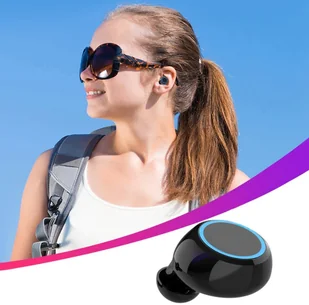 Strado TWS IPX7 M11 czarne - Słuchawki - miniaturka - grafika 4