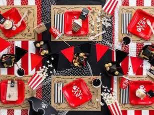 PartyDeco Pudełko na popcorn 7x7x12,5cm 6 szt. POP12-007 - Dekoracje i nakrycia stołu na imprezę - miniaturka - grafika 4