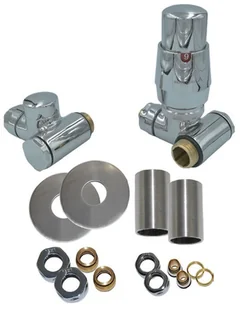 Vario Term Varioterm INTEGRA All in One zestaw termostatyczny kątowy osiowo prawy z możliwością podłączenia grzałki elektrycznej z elementami maskującymi i adap AIGSO202CFK/P+PEX - Głowice termostatyczne - miniaturka - grafika 2