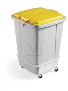 Durable Wózek Trolley na pojemnik na śmieci Durabin 90 biały 1801668010 - Kosze na śmieci - miniaturka - grafika 2