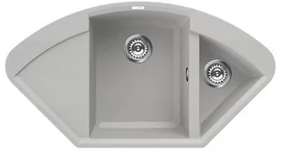 Elleci Ellici EASY CORNER Aluminium M79 METALTEK LMYCOR79 - Zlewozmywaki - miniaturka - grafika 2