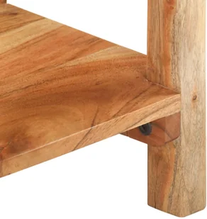 vidaXL Szafka, 110x30x75 cm, lite drewno akacjowe 320471 - Szafki do salonu - miniaturka - grafika 7