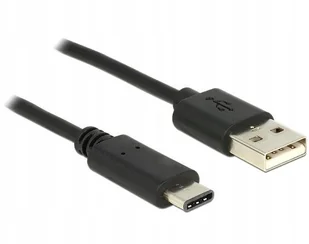 Delock Kabel USB CM-AM 2.0 0,5m czarny (83326) - Kable USB - miniaturka - grafika 4