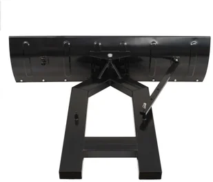 vidaXL Pług śnieżny do wózka widłowego, 150x38 cm, czarny - Łopaty i widły - miniaturka - grafika 4