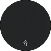 Wyłączniki światła i elektryczne - Berker R.1/R.3 klawisz Dzwonek czarny 16202025 - miniaturka - grafika 1