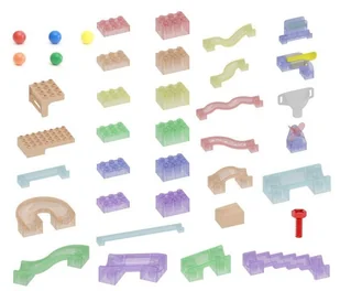 Masterkidz MASTERKIDZ Zestaw Konstrukcyjny Tor dla Piłek Tablica STEM 209elementów - Tablice dla dzieci - miniaturka - grafika 15