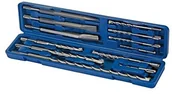 Wiertła - Silverline 633750 12-częściowy zestaw wierteł i dłut udarowych, do systemów SDS Plus 633750 - miniaturka - grafika 1