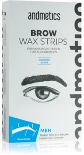 andmetics paski przeznaczone do brwi depilacyjny Men US-AM 003 - Depilacja - miniaturka - grafika 2