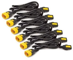 APC AP8706S-WW 6szt kabli C13 - C14, 1,8m zabezpieczenie przed wypięciem. AP8706S-WW - Zasilacze awaryjne UPS - miniaturka - grafika 3