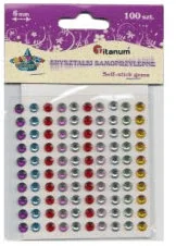 TITANUM Kryształki TITANUM okrągłe mix 307922 - Pasmanteria - miniaturka - grafika 4