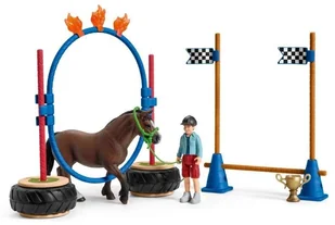 Schleich SLH 42482 Wyścig zręcznościowy dla kucyków - Figurki dla dzieci - miniaturka - grafika 2