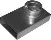 Kominy i akcesoria - PRODMAX Kształtka z wylotem okrągłym 150 mm x 50 mm x śr. 125 mm - miniaturka - grafika 1