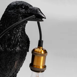 KARE Animal Crow lampa stołowa w kształcie wrony - Lampy stojące - miniaturka - grafika 2