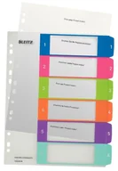 Przekładki do segregatorów - Leitz Przekładki WOW nadruk 1-6 PP MAXI 12420000 - miniaturka - grafika 1