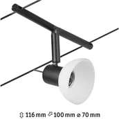 Lampy pozostałe - Paulmann Wire Sheela spot system linkowy czarny - miniaturka - grafika 1
