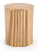 Ławy i stoliki kawowe - Halmar Stolik okrągły drewniany WOODY-S ława - miniaturka - grafika 1