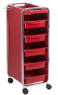 Barbiero Pomocnik fryzjerski NG-ST005 czerwony NG-ST005 - Meble fryzjerskie - miniaturka - grafika 2