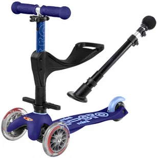 Micro hulajnoga Mini 3w1 Deluxe Plus Blue - Hulajnogi - miniaturka - grafika 3