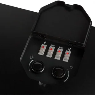 Klarstein Castillo halogenowa imitacja płomieni czarny FP1-Castillo - Kominki elektryczne - miniaturka - grafika 4