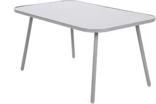 HOME &amp; GARDEN Meble ogrodowe metalowe Casablanca 145 cm Silver / Grey 6+1 610410 - Meble ogrodowe - miniaturka - grafika 5