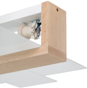Euluna Lampa sufitowa Shifted 2, szkło i jasne drewno - Lampy sufitowe - miniaturka - grafika 4