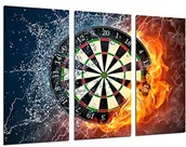 Ramki na zdjęcia - NA Obraz ścianę obraz gry, tarcza do zabawy, szczęście Hall do gier, 97 x 62 cm, drewno Format XXL druk artystyczny, 26378 - miniaturka - grafika 1