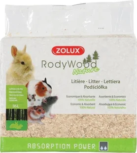 Zolux Podściółka RodyWood Nature 35 l/2 kg Dostawa GRATIS od 99 zł + super okazje - Podłoże dla gryzoni - miniaturka - grafika 2