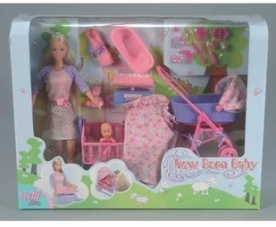 Simba Steffi mama z dzieckiem 5730861 - Lalki dla dziewczynek - miniaturka - grafika 3