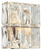 Lampy ścienne - Orlicki Design Kinkiet 2 punktowy kryształowy Intero parette gold złoty - Intero parette gold - miniaturka - grafika 1