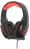 Słuchawki - Tracer Raptor czarno-czerwone - miniaturka - grafika 1