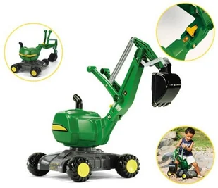 Rolly Toys Koparka na kołach John Deere 421022 - Jeździki dla dzieci - miniaturka - grafika 5