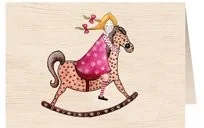 Karnet drewniany C6+ koperta Dziewczynka na koniku - Cozywood - Kartki okolicznościowe i zaproszenia - miniaturka - grafika 5