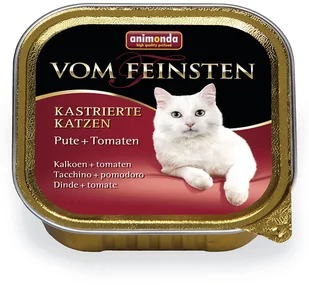 Animonda Vom Feinsten Kastrierte smak: indyk z pomidorami 100g - Mokra karma dla kotów - miniaturka - grafika 2