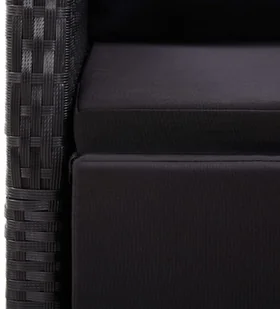 vidaXL 7-częściowy zestaw mebli ogrodowych, czarny 3067907 - Meble ogrodowe - miniaturka - grafika 8