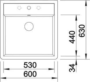 Blanco PANOR 60 biały połysk 514501 - Zlewozmywaki - miniaturka - grafika 5