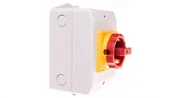 Wyłączniki światła i elektryczne - Siemens Łącznik krzywkowy 0-1 3P 32A w obudowie żółtoczerwony IP65 3LD2264-0TB53 3LD2264-0TB53 - miniaturka - grafika 1
