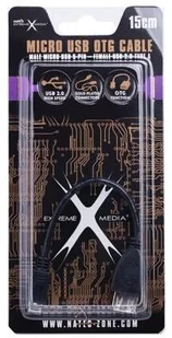 Natec Kabel USB USB MICRO BM-AF USB 2.0 0.15 m NKA-0614 - Kable USB - miniaturka - grafika 4