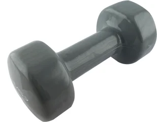 HMS Hantel żeliwny pokryty winylem 5 kg - 1003877 - Pozostały sprzęt siłowy - miniaturka - grafika 3