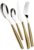 Zestawy sztućców - Bugatti gldr 021g50 Glamour progres 24-częściowy zestaw okien na sztućce, in-box, 22 x 8 cm x 30 cm, złota GLDR-021G50 - miniaturka - grafika 1