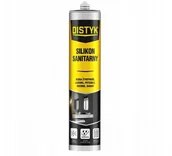 Silikony - Den Braven Distyk - Chemia Budowlana Distyk silikon sanitarny 280ml elastyczny octowy 30211DPL - miniaturka - grafika 1