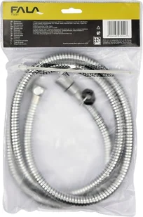 FALA WĄŻ PRYSZNICOWY ROZCIĄGLIWY 1.5-2.0M WZMOCNIONY PODWÓJNY SPLOT CHROMOWANY ANTYTWIST 75651 - Węże prysznicowe - miniaturka - grafika 4