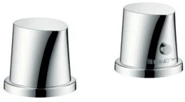 Hansgrohe Axor Starck Organic Element zewnętrzny do 2-otworowej baterii termosta - Stelaże i zestawy podtynkowe do WC - miniaturka - grafika 2