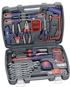 Narzędzia warsztatowe - kwb 370730 skrzynka narzędziowa z tworzywa sztucznego  65-elementowa zawartość, idealna do prac w domu - miniaturka - grafika 1