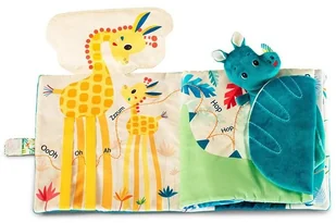 Lilliputiens LILLIPUTIENS Książeczka z mini-przytulanką wielofunkcyjna "Tato gdzie jesteś$11" Nosorożec Marius 12 m+ 83099 - Zabawki interaktywne dla dzieci - miniaturka - grafika 5