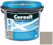 Fugi - Ceresit Fuga cementowa WODOODPORNA CE40 jasno szary 5 kg - miniaturka - grafika 1