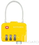 Akcesoria turystyczne - Wittchen Kłódka Kłódeczka do walizki TSA szyfr 024 56-30-024-60 - miniaturka - grafika 1