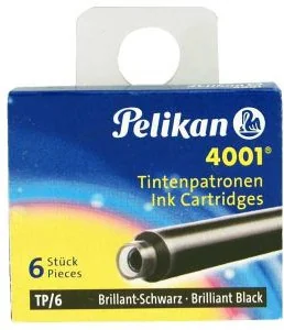 Pelikan Naboje Atramentowe krótkie czarne (6) OL1003 - Wkłady do długopisów - miniaturka - grafika 2