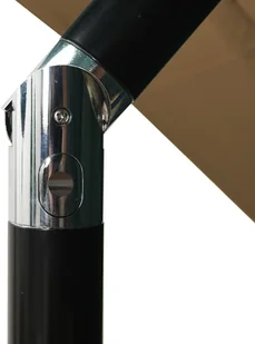 vidaXL 3-poziomowy parasol na aluminiowym słupku, taupe, 2,5x2,5 m 313839 - Parasole ogrodowe - miniaturka - grafika 6