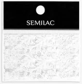 Ozdoby do paznokci - Semilac Folia Transferowa White Lace 23 SEM14257 - miniaturka - grafika 1