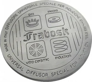 Frabosk pomysłów przepisu dyfuzor do kuchenek indukcyjnych, ze stali nierdzewnej, szary, 12 x 12 x 0.03 cm 099.00.3 - Pojemniki na przyprawy - miniaturka - grafika 2